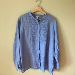 L.L. Bean Light Blue Blouse